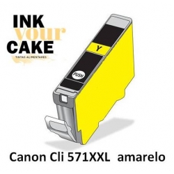 Tinteiro Alimentar Canon CLI-571Y XXL amarelo  